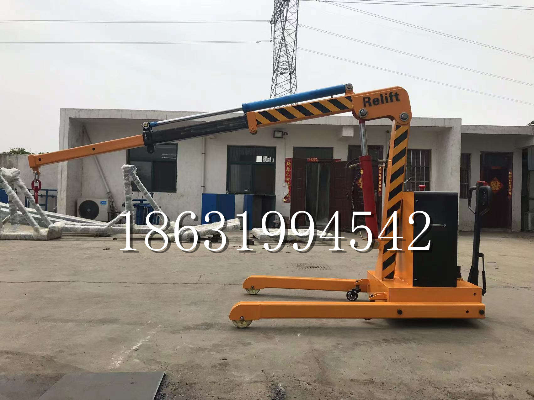 怀来县久征定做3吨三轮随车吊 农用园林绿化移树吊 平板工程用小吊机