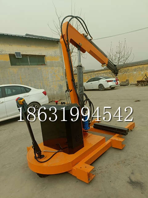 怀来县自卸车厢随车吊 自制轮式四不像起重机 四驱平板吊 5吨 贵盛